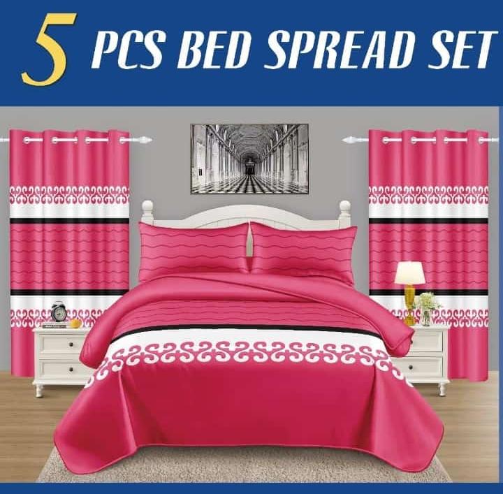 5 pcs bed spread set