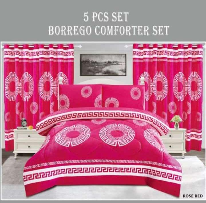 5 PCs set borrego Comforter set